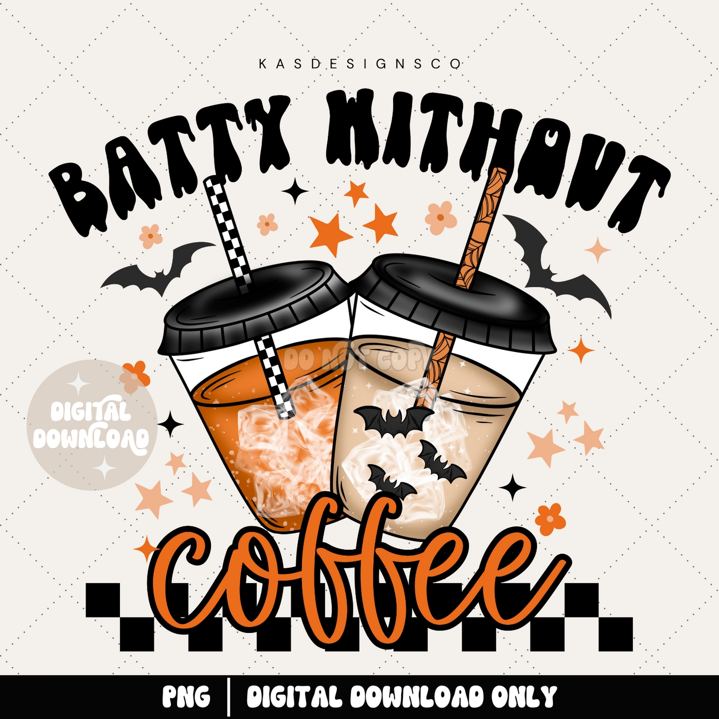 Batty without coffee