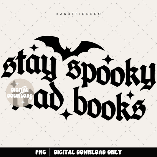 Stay spooky read books