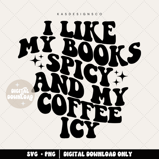 I like my books spicy and my coffee icy