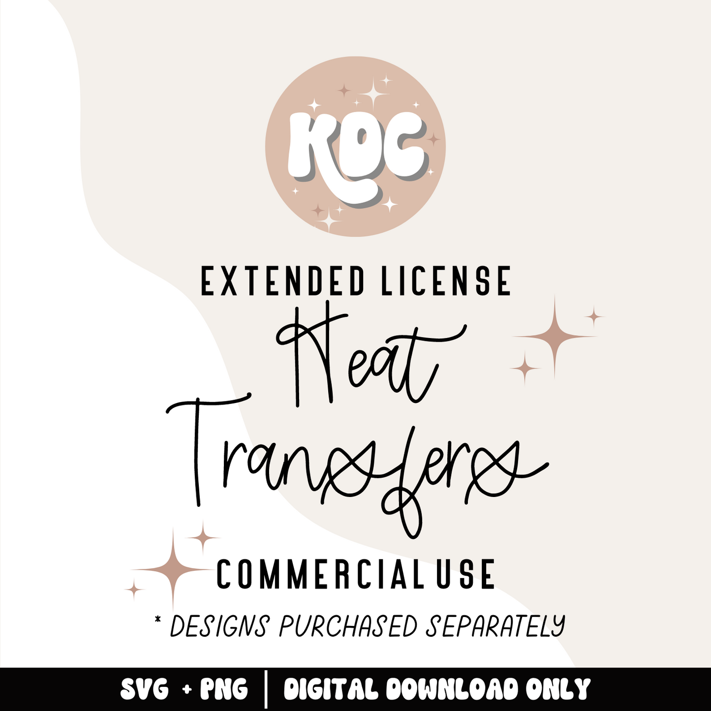 Heat transfer license | For entire shop