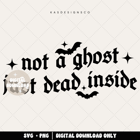 Not a ghost just dead inside